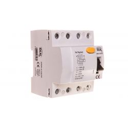 Wyłącznik różnicowoprądowy 4P 100A 0,03A typ AC KRD6-4/100/30 23197