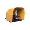 Single foot switch with yellow cover metal 1Z 1R T0-PDKS11BX10