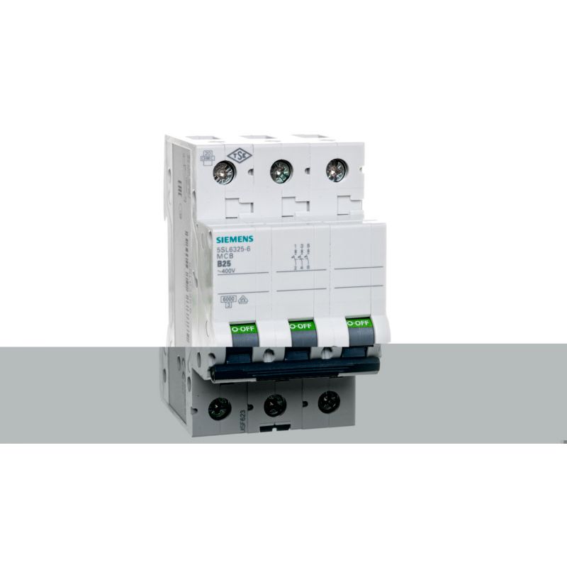 Circuit breaker 3P B 25A 6kA AC 5SL6325-6