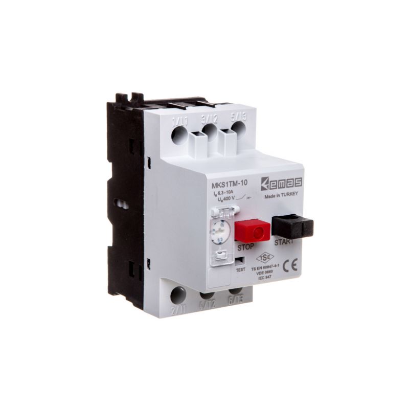 Motor circuit breaker 3P 4kW 6.3-10A T0-MKS1TM-10