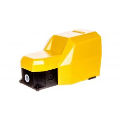 Single Foot Switch with Shield Yellow Metal 2Z 2R 2 Steps T0-PDKS11GX20