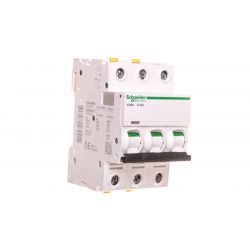 Wyłącznik nadprądowy 3P D 20A 15kA AC iC60H-D20-3 A9F08320