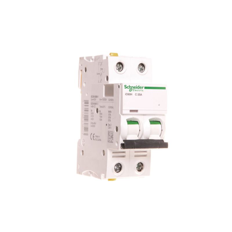 Circuit breaker 2P C 25A 10kA AC iC60H-C25-2 A9F07225