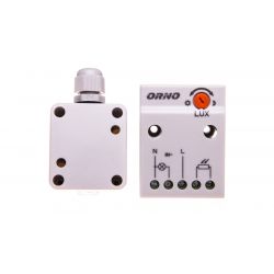 Twilight sensor with external probe in a can 2300W 2-100lx IP65/IP20 white...