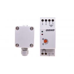 DIN rail twilight sensor with external probe in can 3000W 2-100lx IP65 / IP20...